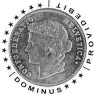 5 francs, 1889, 10 étoiles devant le visage, rotation en sens anti-horaire, SAH