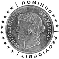 5 francs, 1889, DOMINUS 3 étoiles sur la tête, rotation en sens horaire, SH