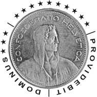 5 francs, 1922, 13 stars above the head