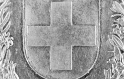 5 Franken, 1924, schlankes Kreuz