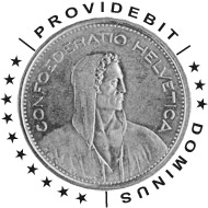 5 francs, 1967, 3 étoiles DOMINUS devant le visage