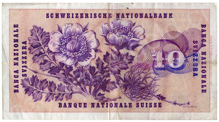 20 Swiss francs, 1920, grading very fine