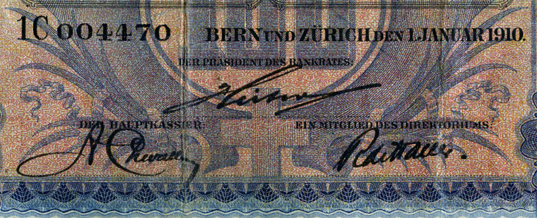 100 Franken, 1910