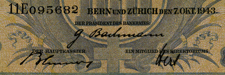 100 Franken, 1943