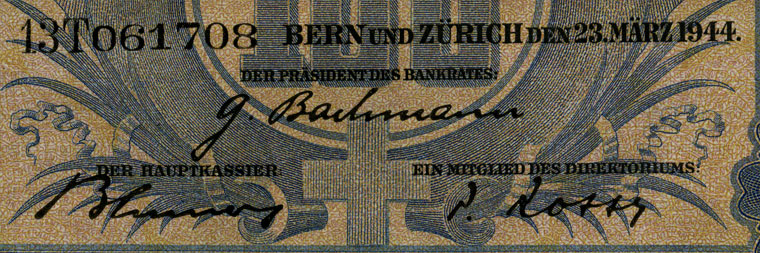 100 Franken, 1944