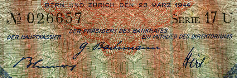 20 francs, 1944
