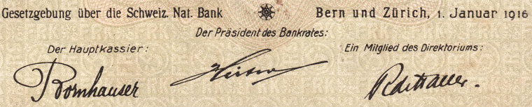 5 Franken, 1916