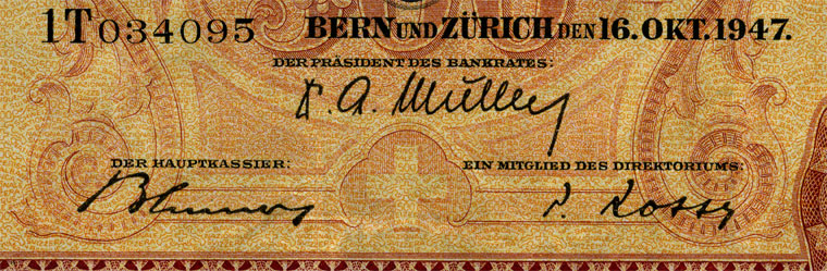 500 Franken, 1947