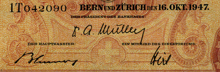 500 Franken, 1947